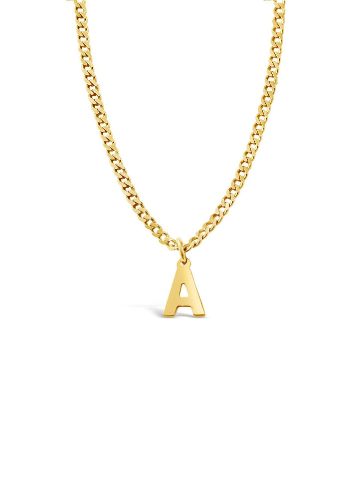 Tiny Letter Necklace - Classic - Lucky Eleven Jewellery
