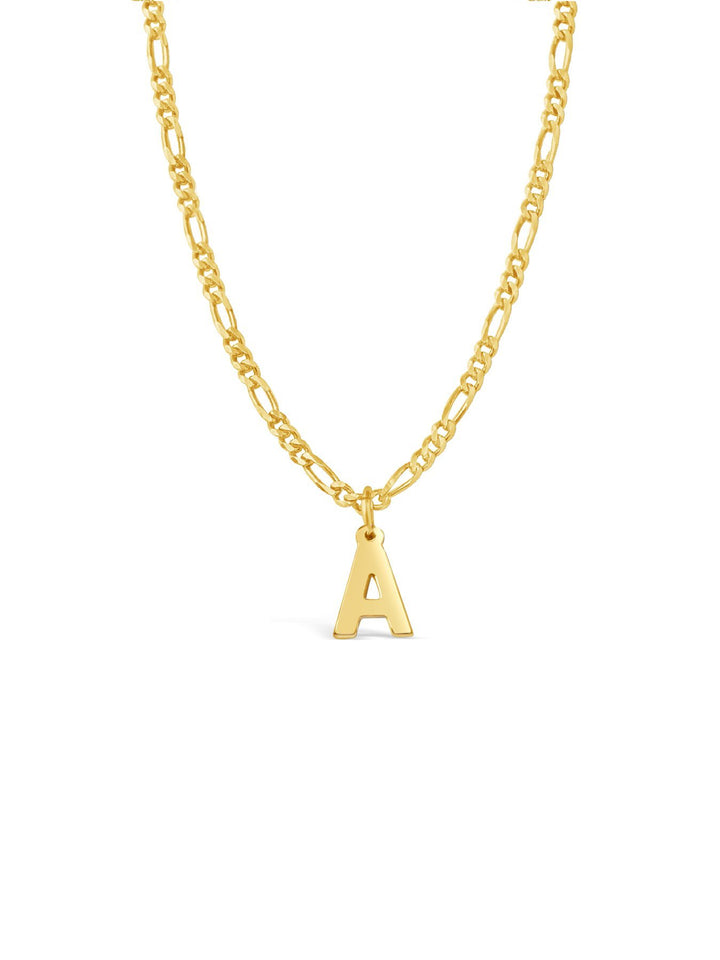 Tiny Letter Necklace - Classic - Lucky Eleven Jewellery