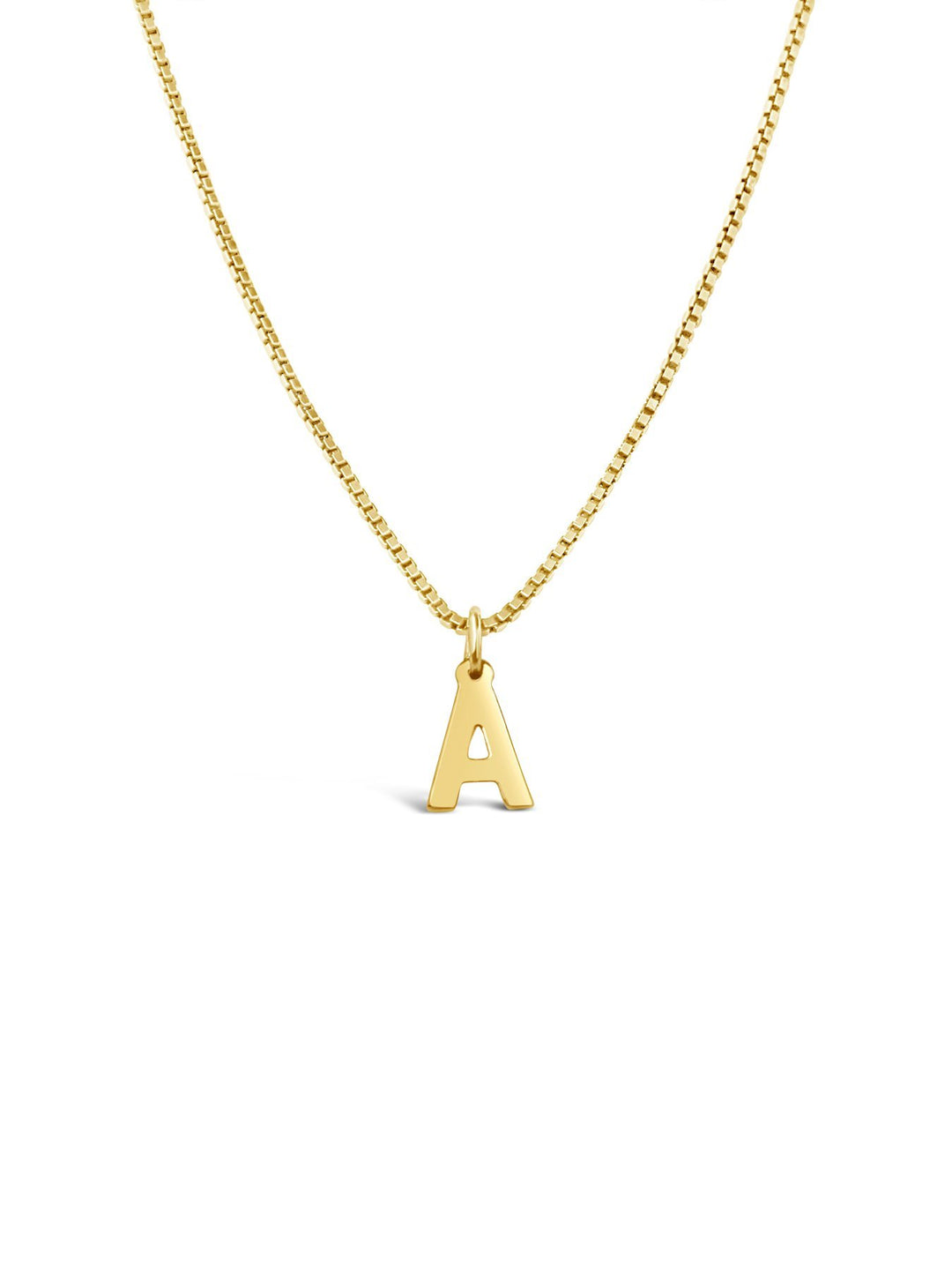 Tiny Letter Necklace - Classic - Lucky Eleven Jewellery