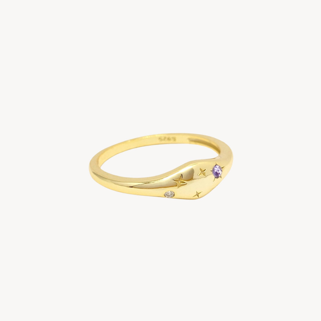 Zodiac Constellation Ring - Aquarius - Lucky Eleven Jewellery