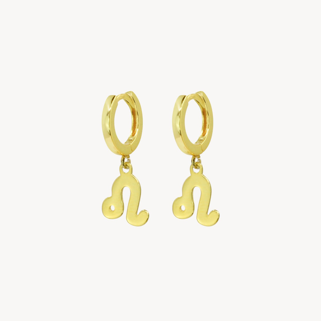 Zodiac Hoop Earrings - Lucky Eleven Jewellery