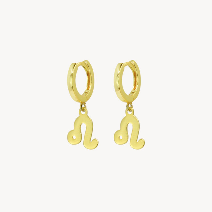 Zodiac Hoop Earrings - Lucky Eleven Jewellery