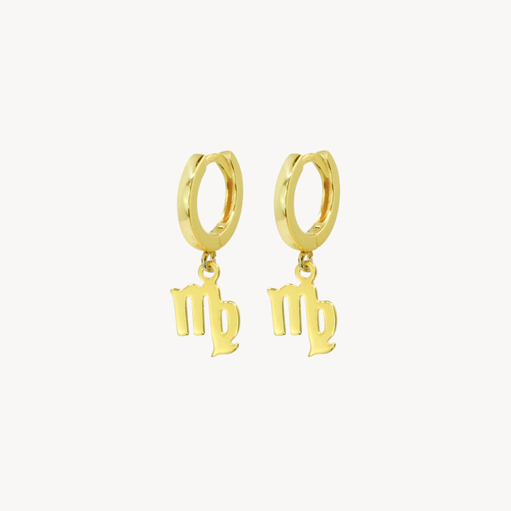 Zodiac Hoop Earrings - Lucky Eleven Jewellery