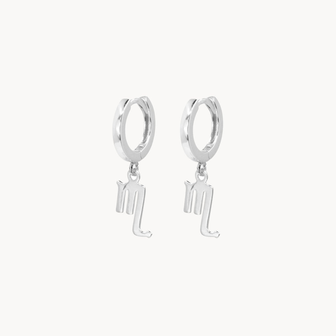 Zodiac Hoop Earrings - Lucky Eleven Jewellery