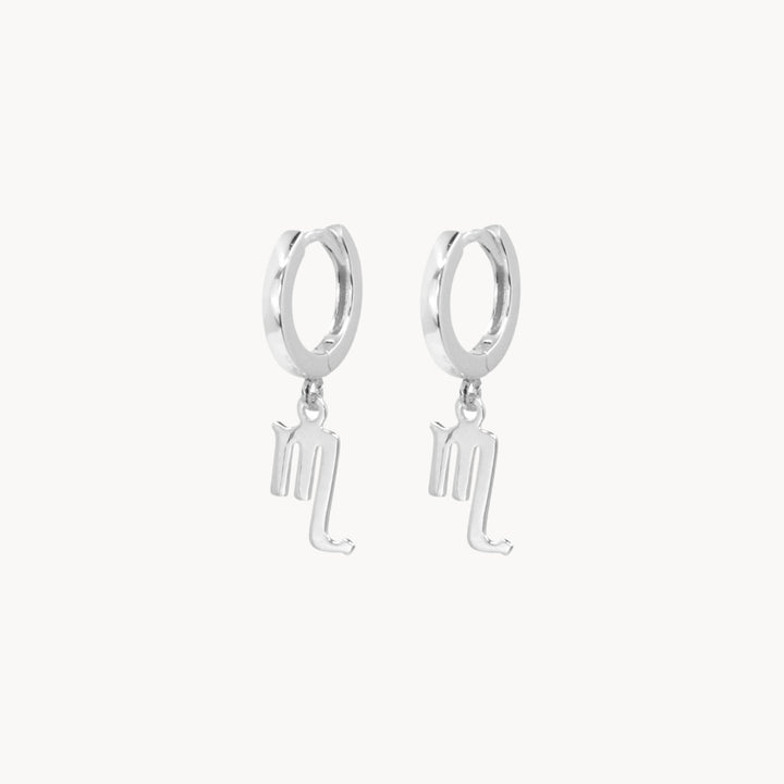 Zodiac Hoop Earrings - Lucky Eleven Jewellery