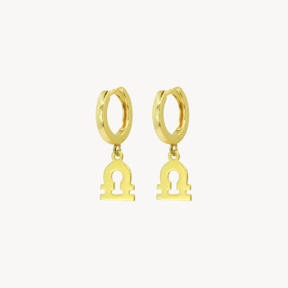 Zodiac Hoop Earrings - Lucky Eleven Jewellery
