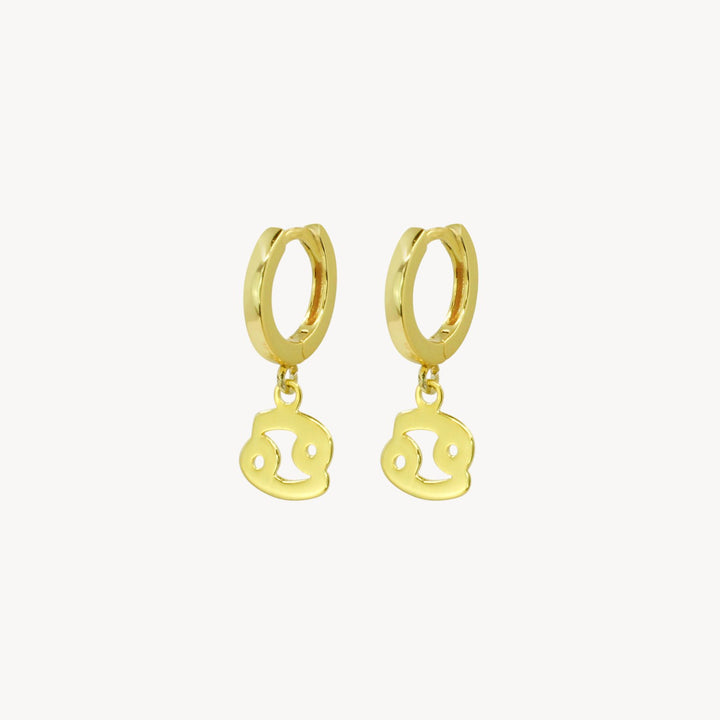 Zodiac Hoop Earrings - Lucky Eleven Jewellery